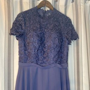 Jjshouse bridesmaid dress stormy blue size 12